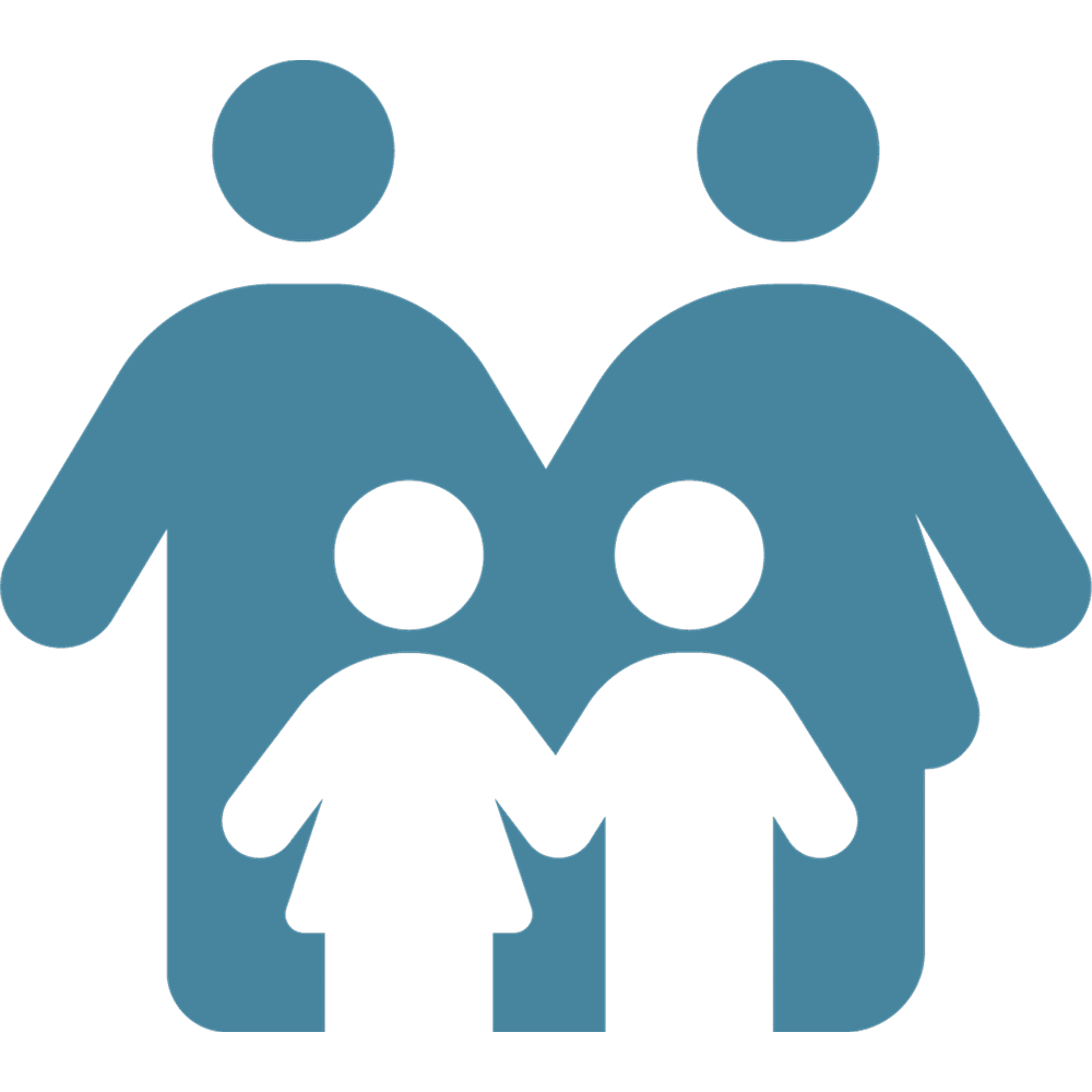 Two parents and two children