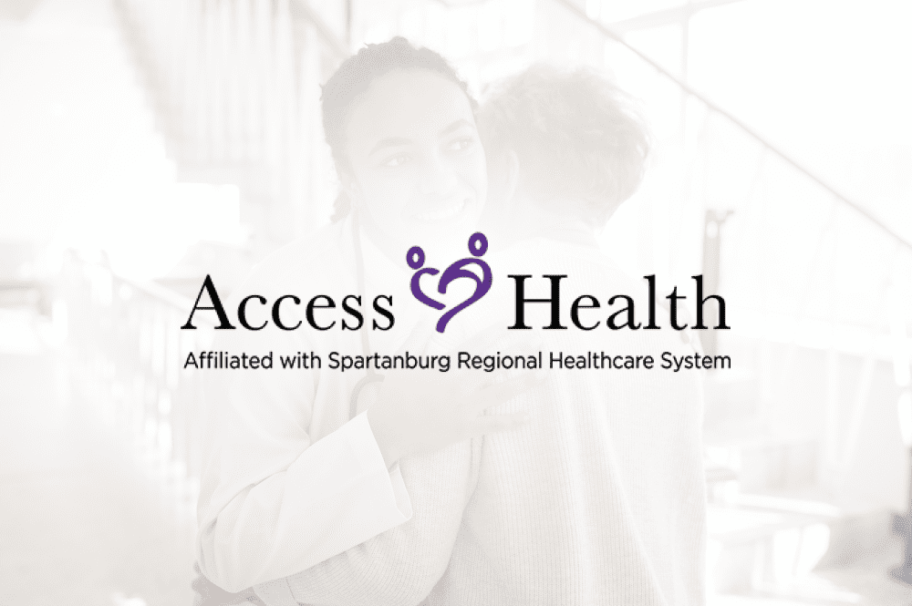 Access Health logo, affiliated with Spartanburg Regional Healthcare System