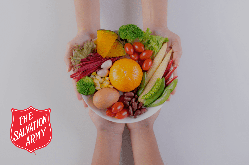 Healthy produce, Salvation Army Logo