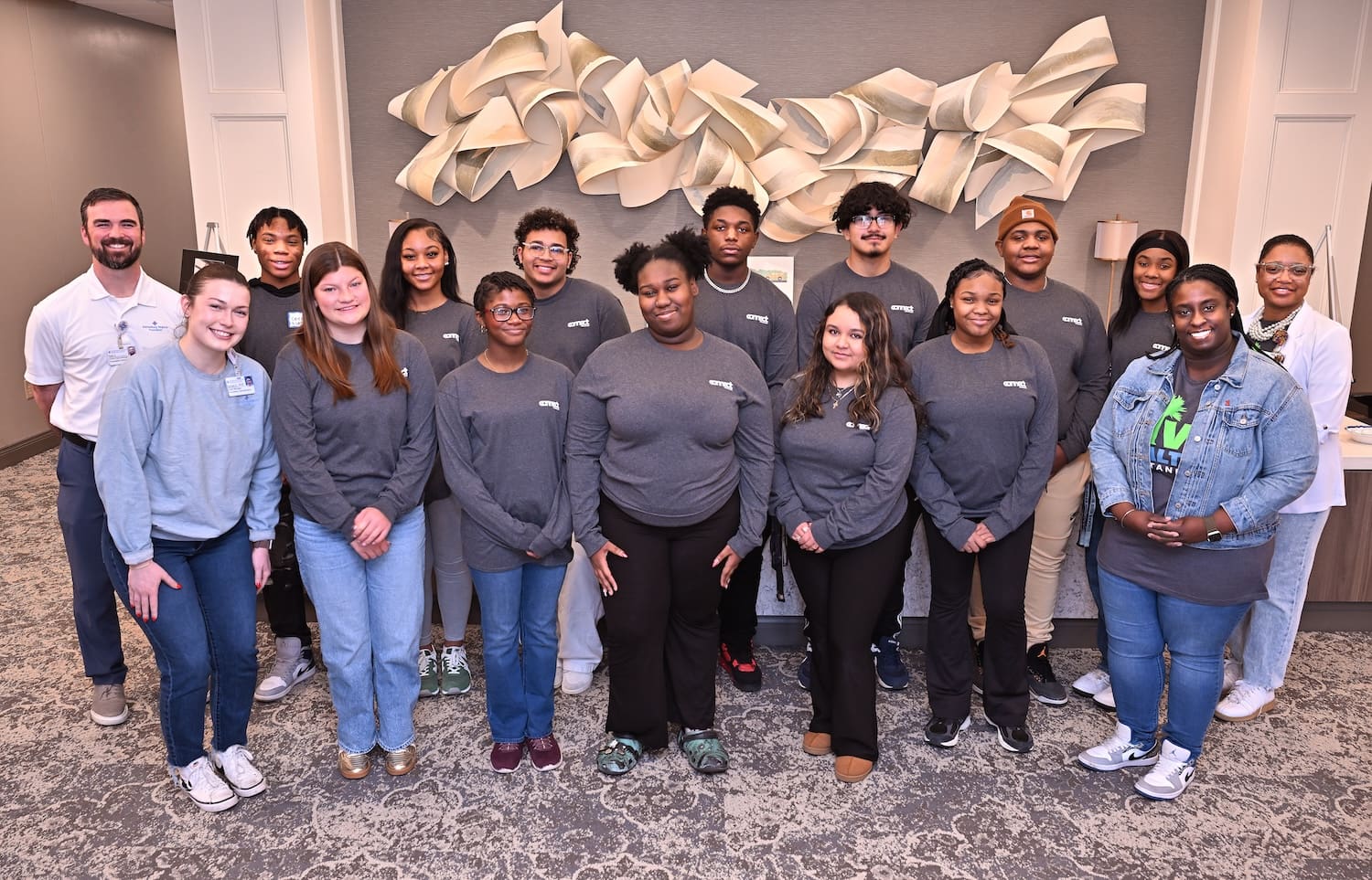 Spartanburg Regional Foundation Connect Youth Ambassador Training, held at the Foundation office on the Mary Black Campus in Spartanburg, Saturday morning, February 22, 2025.