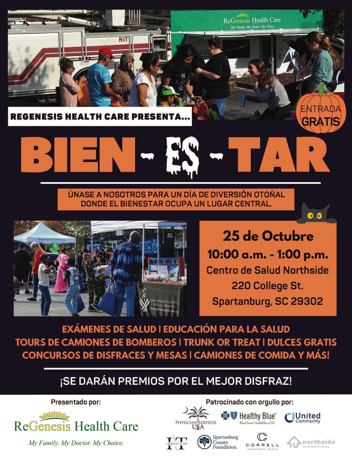 Well-o-ween Event Flyer Spanish